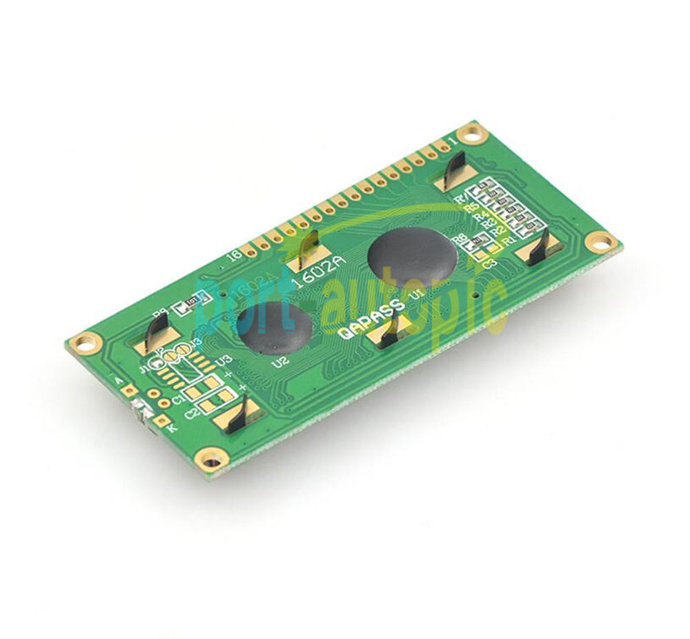 1602 162 16x2 5V Character LCD Screen Module HD44780 Controller Yellow Backlight