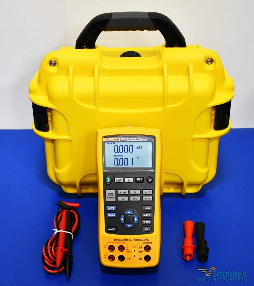 Fluke 725 Multifunction Process Calibrator - NIST Calibrated with Data