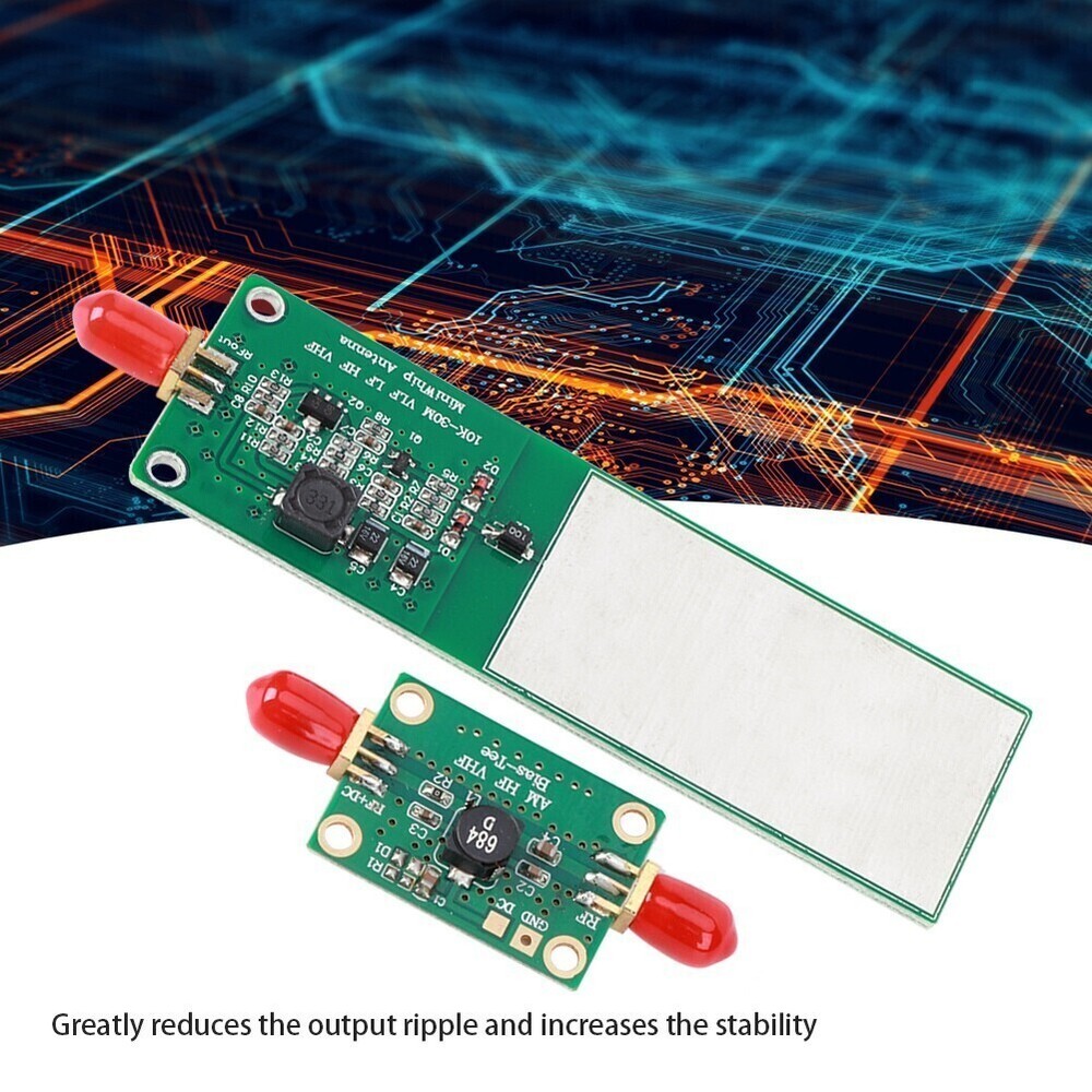 2Pcs Mini‑Whip Active Antenna RTL‑SDR Short Radio Receiver Electronic