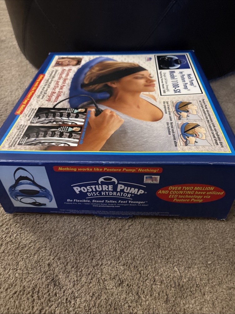 Neck Pump by Posture Pump Model 1100-SX Cervical Disc Hydraytor