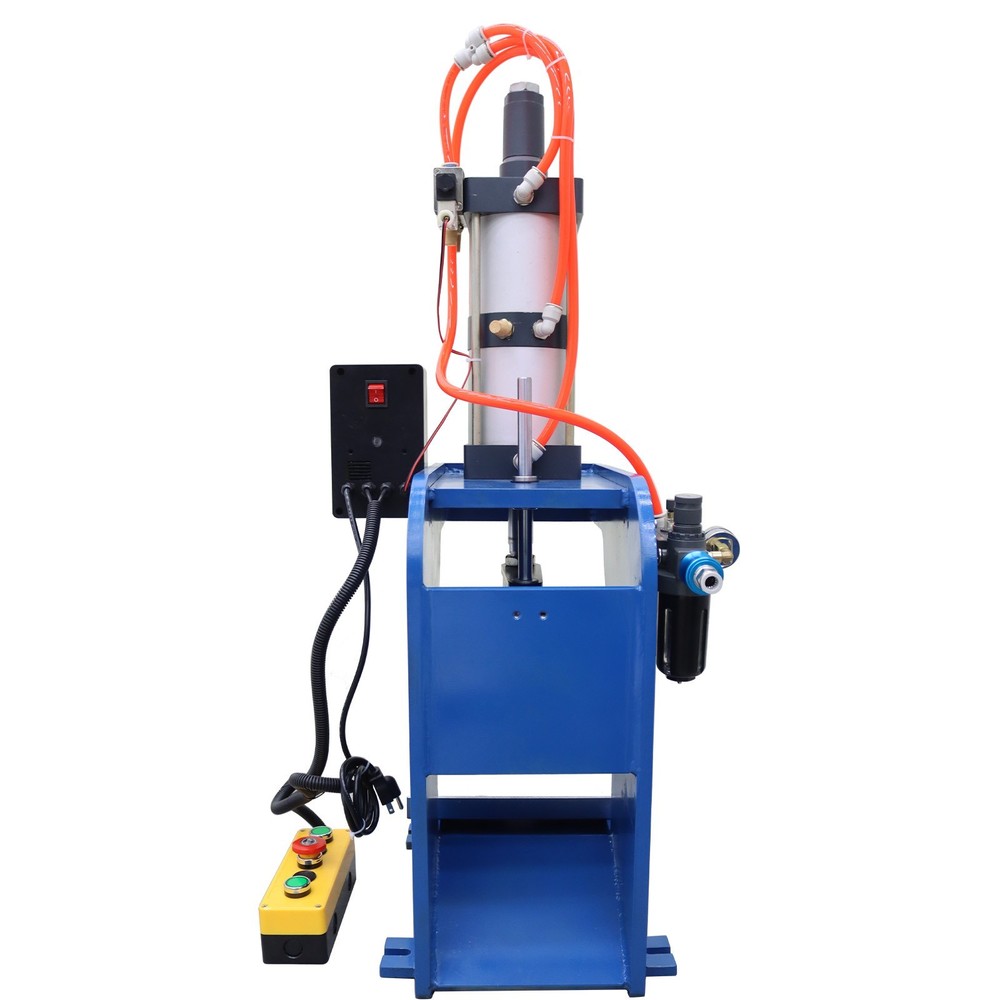 Pneumatic Punch Press 110V 3306lb/1500kg Double Button Controller