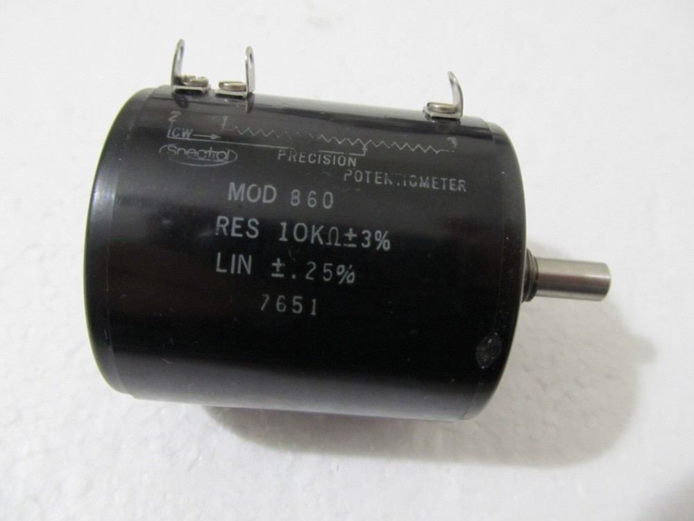 SPECTROL MODEL 860 PRECISION POTENTIOMETER 10K OHM +-3