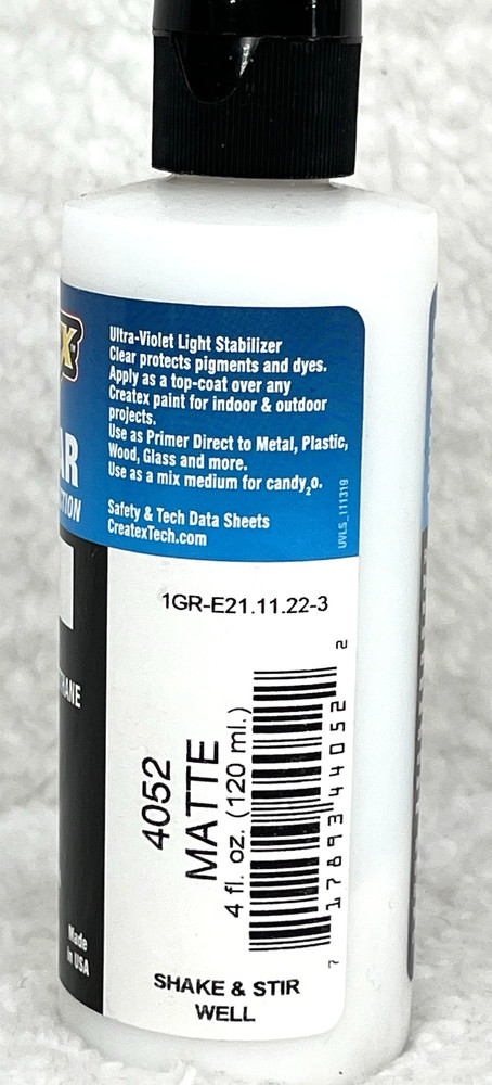 Createx Colors UVLS Matte Clear 4 oz.
