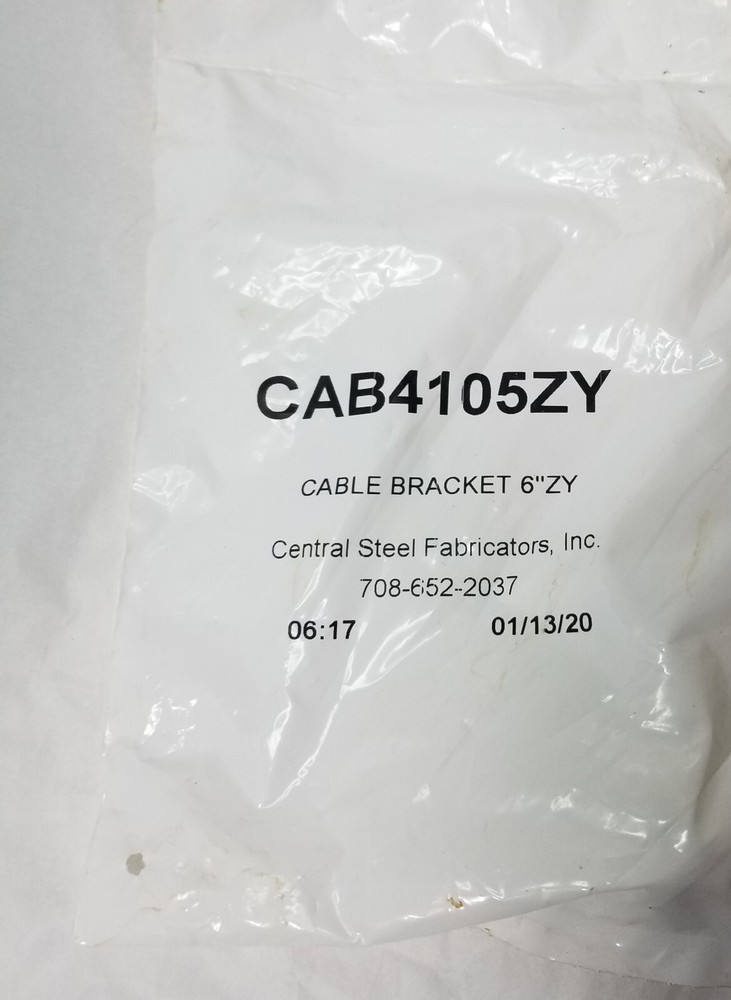 New CABLE BRACKET 6" ZY CAB4105ZY