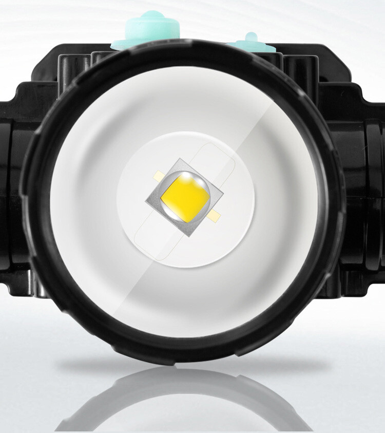 Led Headlight Miner Mining Lamp Torch Camping Fishing Bright Rechargable Light