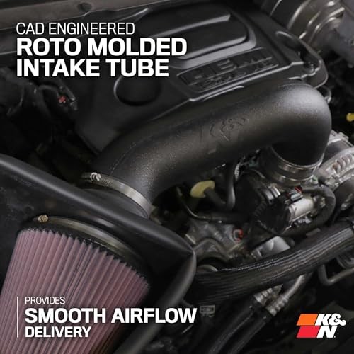 Cold Air Intake System: High-Flow Air Filter, Increase Performance Roto Molded