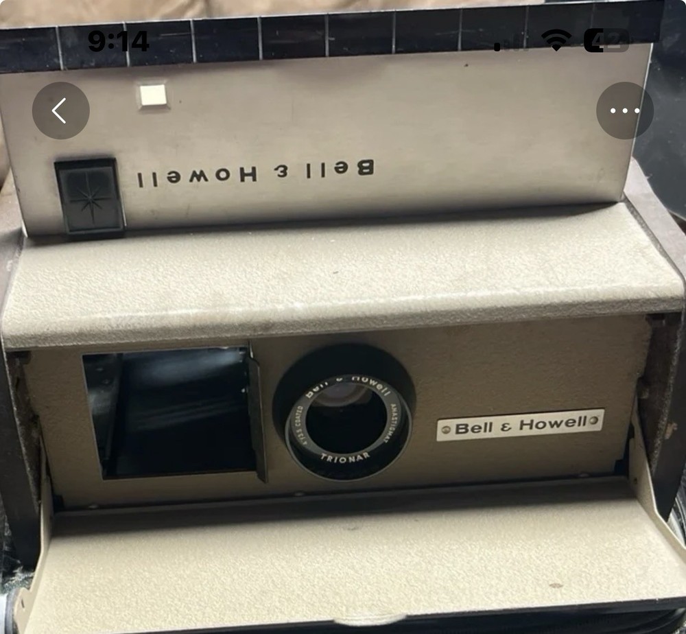 BELL & HOWELL SLIDE PROJECTOR  magic Mount Vintage 50s/60s UNTESTED