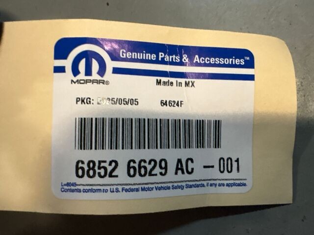 Genuine Mopar Front End Module Wiring 68526629AC