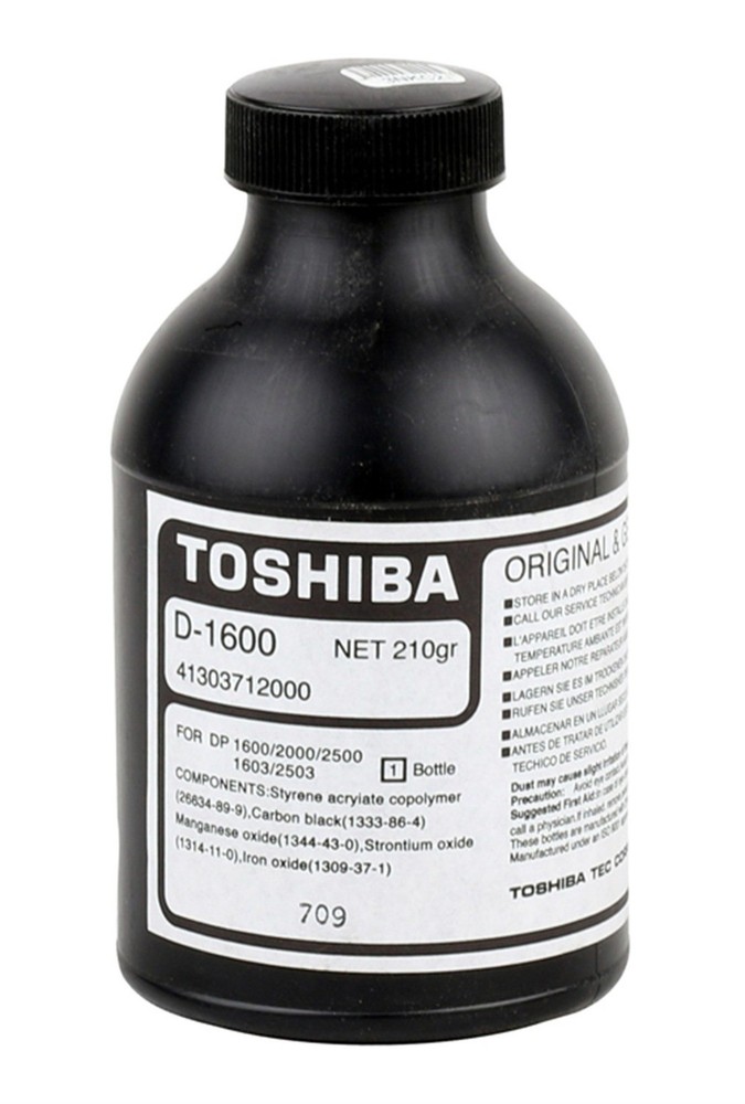 Genuine Toshiba D-1600 Black Developer