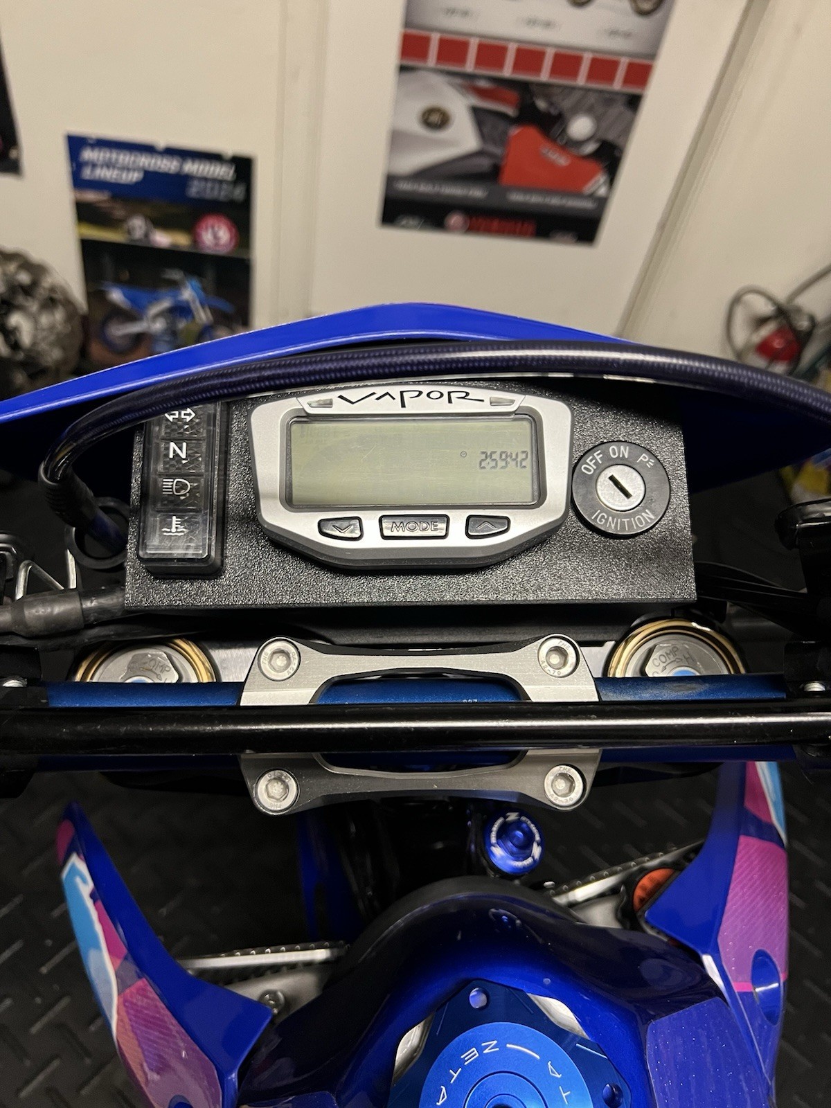 Drz400 S Trail Tech Vapor Dash Mount Bracket For Drz 400 S / E Stock Triple Tree