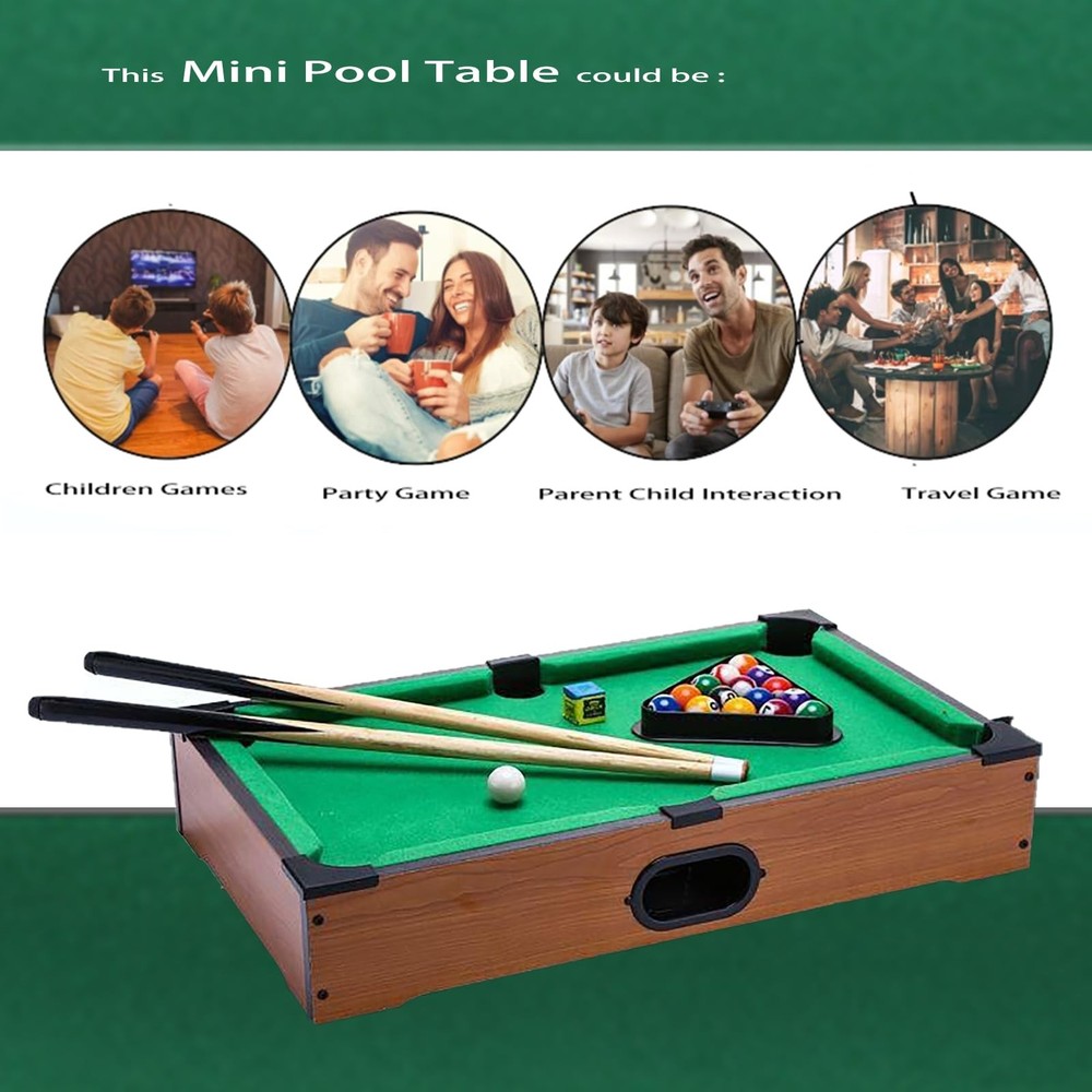 Mini Pool Table for Mini Billiards Table-Top Game Pool Table Toy for Cat Pool...