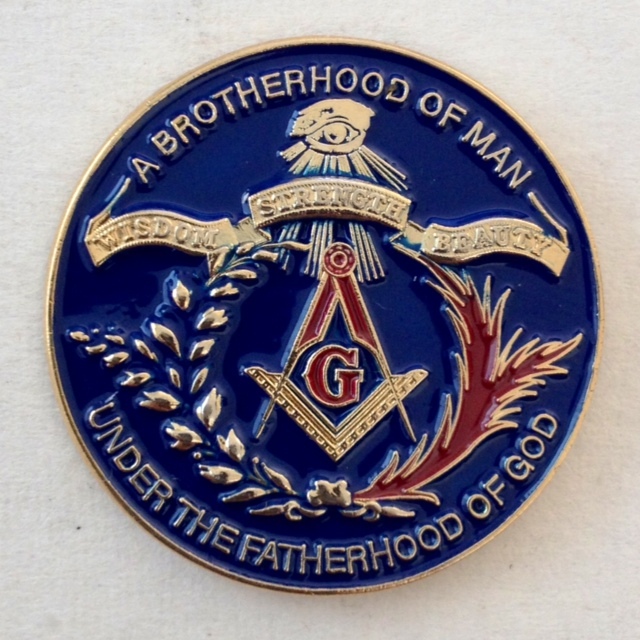 1" Masonic Lapel Pin(BOB)