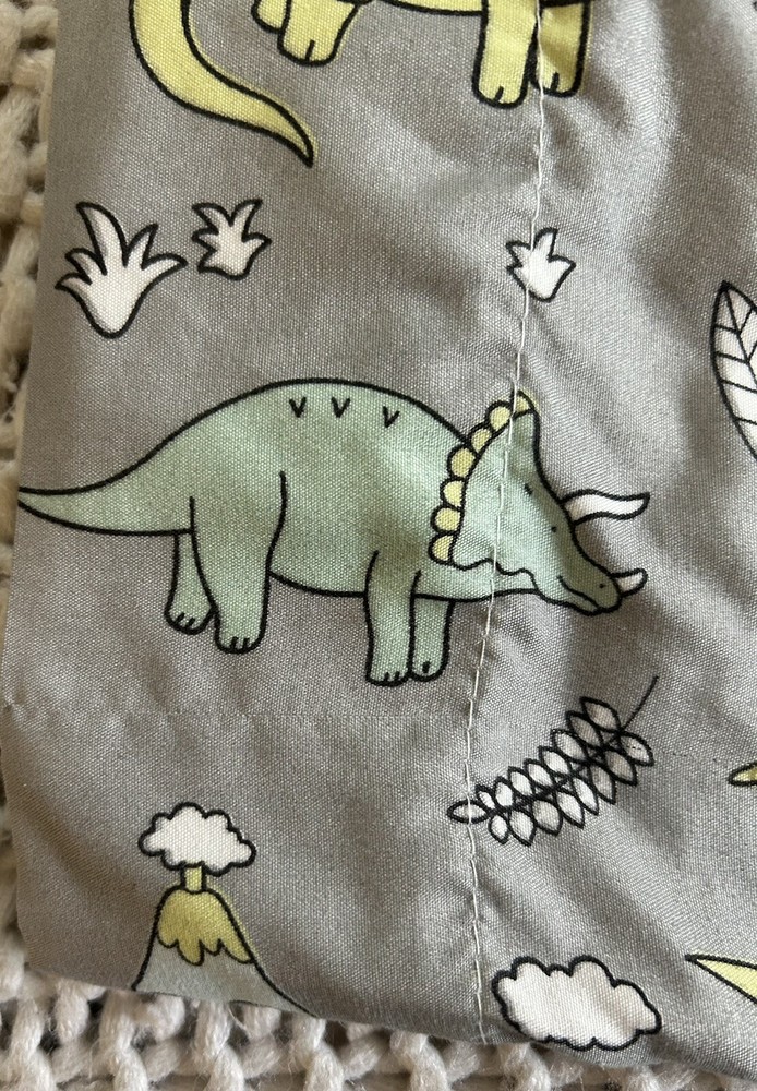 Glow in the Dark Plush Dinosaur Pillowcase