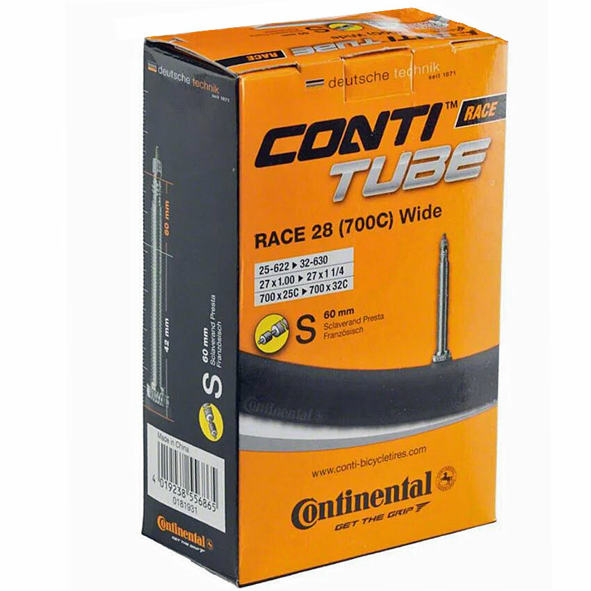NEW Continental Race 28 WIDE Bicycle Tube 700c x 25-32c Presta 60mm Stem