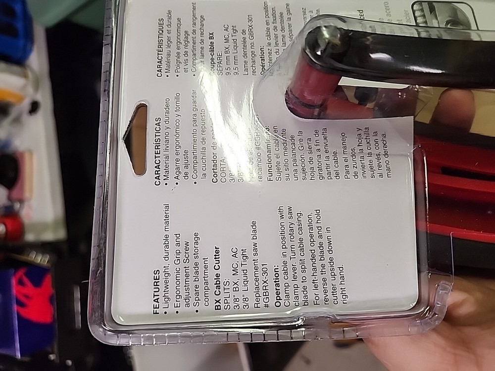 Gardner Bender BX Armor Cable Cutter