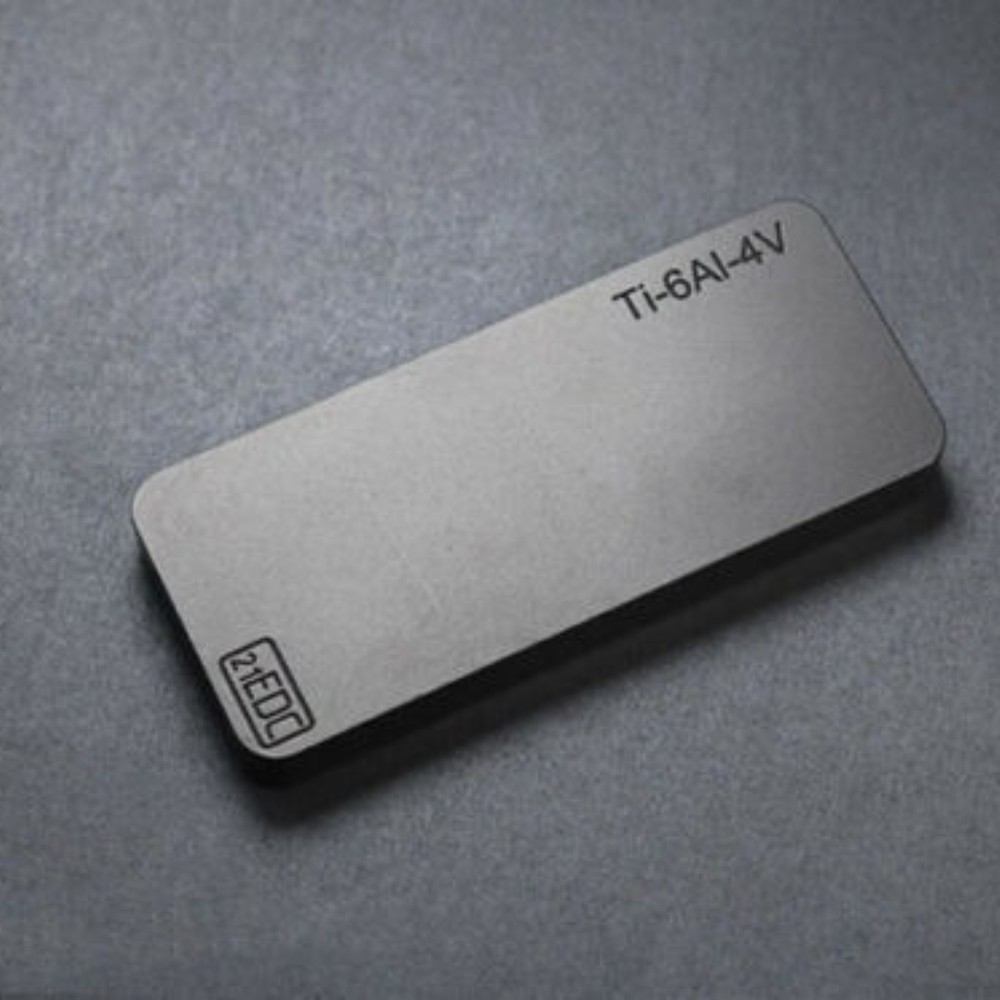 1PC TC4 Titanium Alloy Block Rectangular Titanium Paperweight Decorate Gift