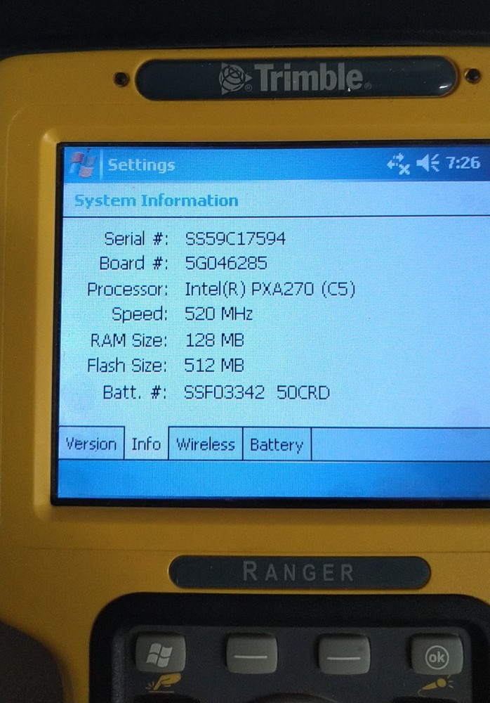 TRIMBLE RANGER DATA COLLECTOR PRO