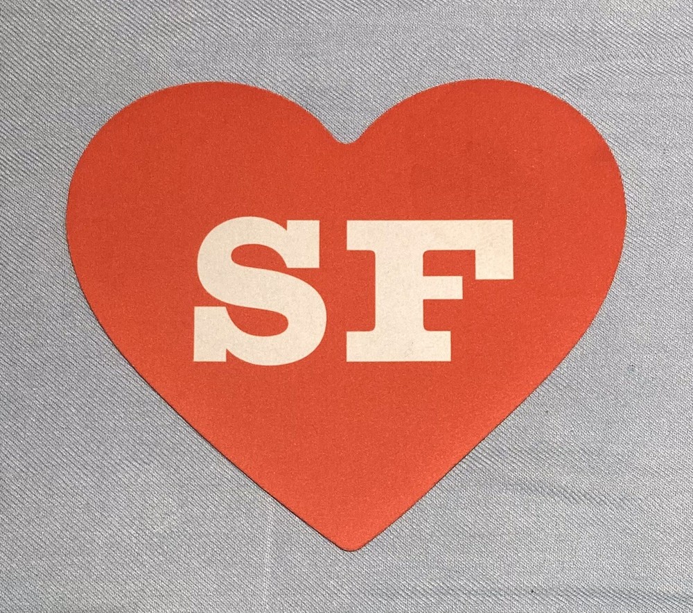 Mousepad “ I ❤️ SF”