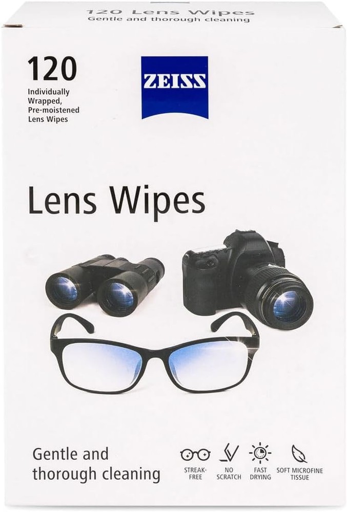 Lens Wipes, 120-Pack