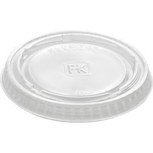 XL250PC - Fabri-Kal Clear Plastic Lid, 2500/Case