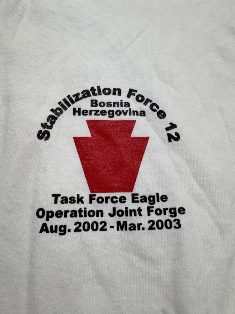 Stabilization Force 12 - Task Force Eagle / Operation Joint Forge Men’s LSS Sz L