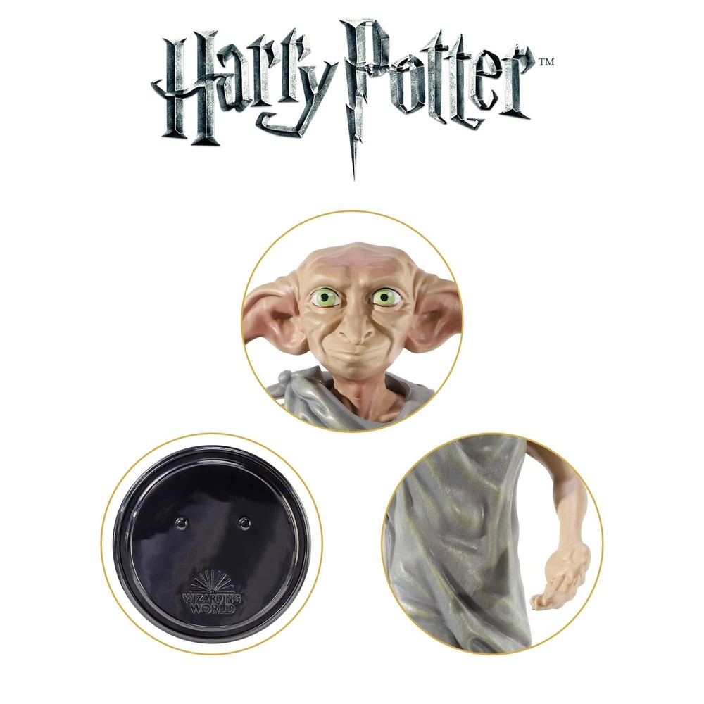 BendyFigs Harry Potter Dobby 6.5 inch, Multicolor