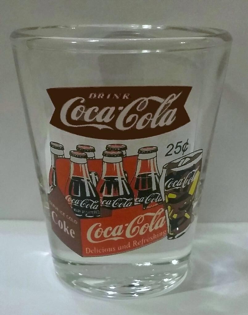 Coke Fishtail 6 Pack 1½ Shot Glass