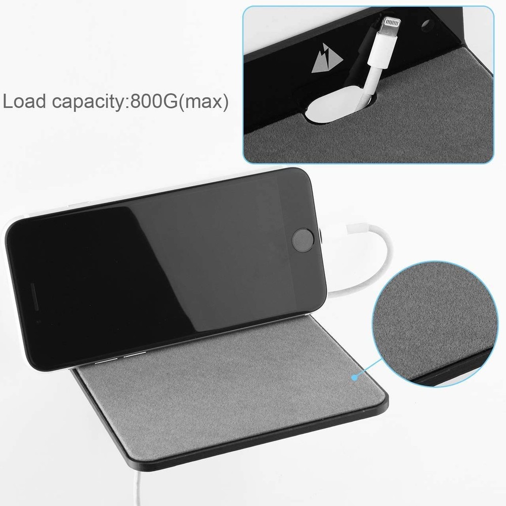 2 Pack Small Floating Shelves Speaker Wall Mount for Bluetooth Speaker