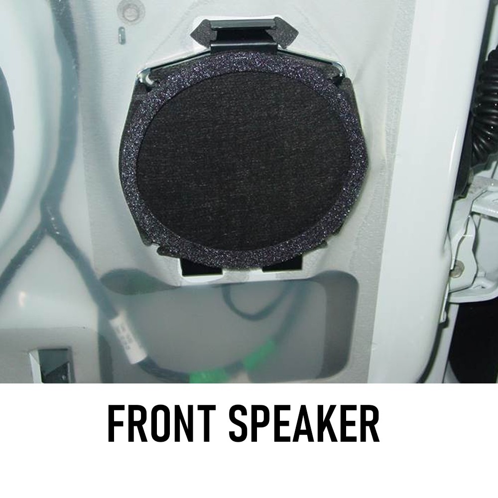 JBL Stage3627F Front & Rear Speaker for 1999-2006 Silverado Crew Cab 4 door ONLY