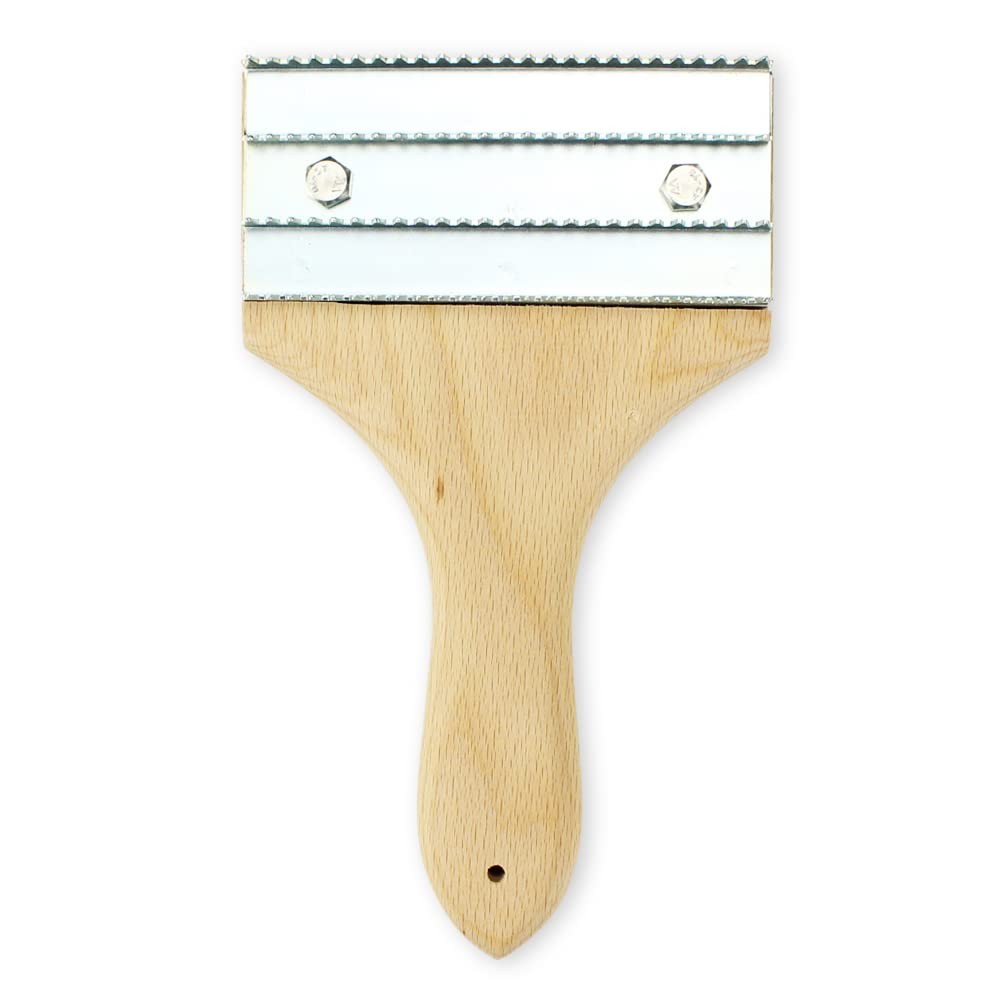 8" Buffing Wheel Rake for Removing Residual Buff Compound, Single Handle