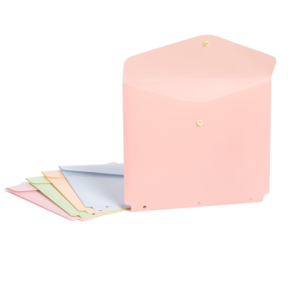 Brands Binder Pocket 5 Pack Super Heavyweight Poly Binder Document Holder 3