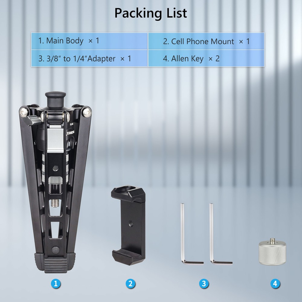 ARTCISE Monopod Base Support/tripod Stand Unipod Holder Lockable Ballhead 220lbs