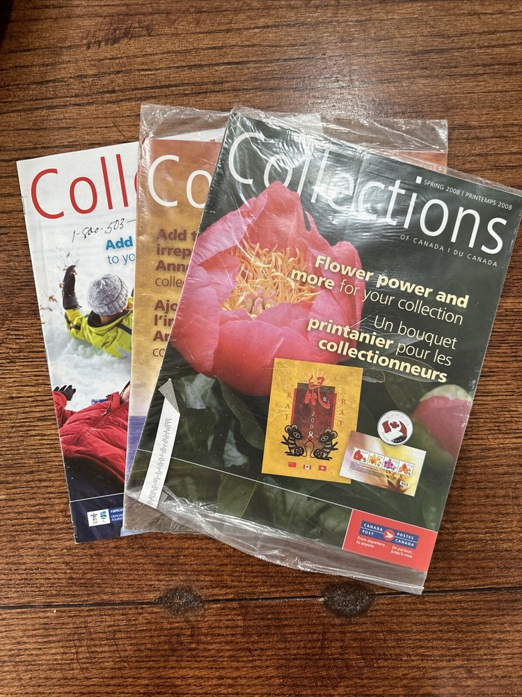 2008 Canada POST PHILATELIC COLLECTIONS STAMPS MAGAZINE Lot H877