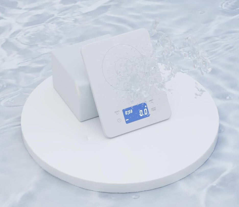 High Precision Coffee Scale With Timer Battery Power Supply Waterproof Tempered