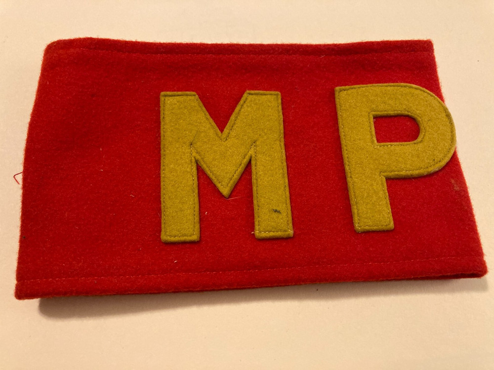 World War 2 MArine Corp MP Arm Band