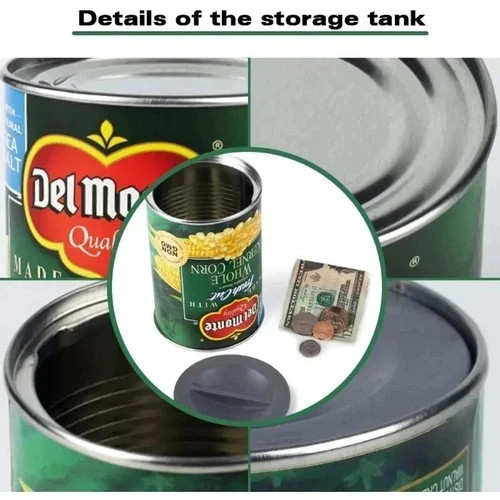 Fake Corn Can Hidden Compartment – Secret Stash Safe Container for Storage