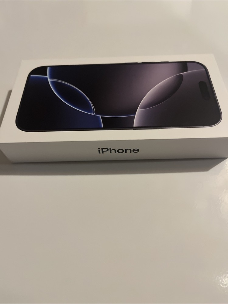 Apple iPhone 16 Pro Black Titanium 256GB - Empty BOX ONLY