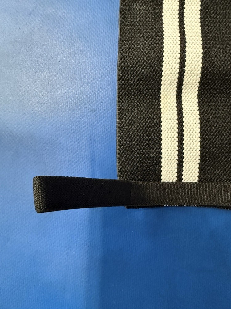 Kg/lb Elastic Wrist wraps with “hook & loop”