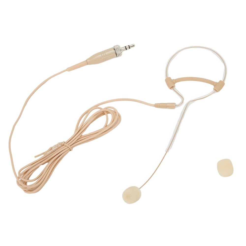 Single Earhook Headset Mic Headworn Microphone For Wireless 3.5mm-AU