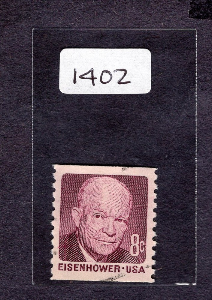 1970 Stamp #1402 Dwight D. Eisenhower Used