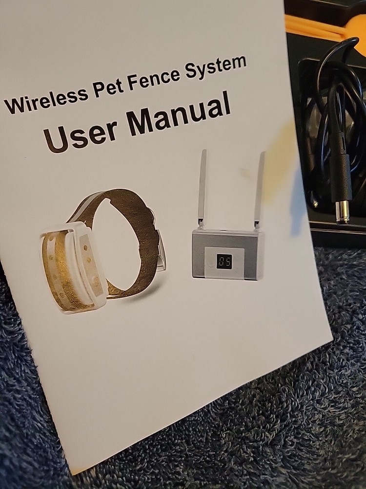 Wireless Electronic Pet Fence System Model PF-07 BLACK