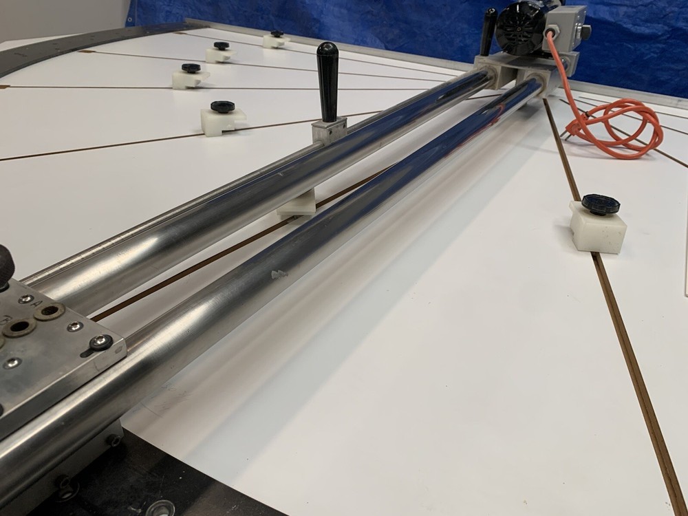 Arch Top Drilling Table AVBCO Shutters Manufacturing Motor 9-adjusting Knobs