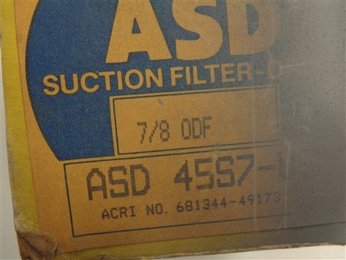 ALCO AD 45S7-VV COMPRESSOR PROTECTOR SUCTION FILTER-DRIER