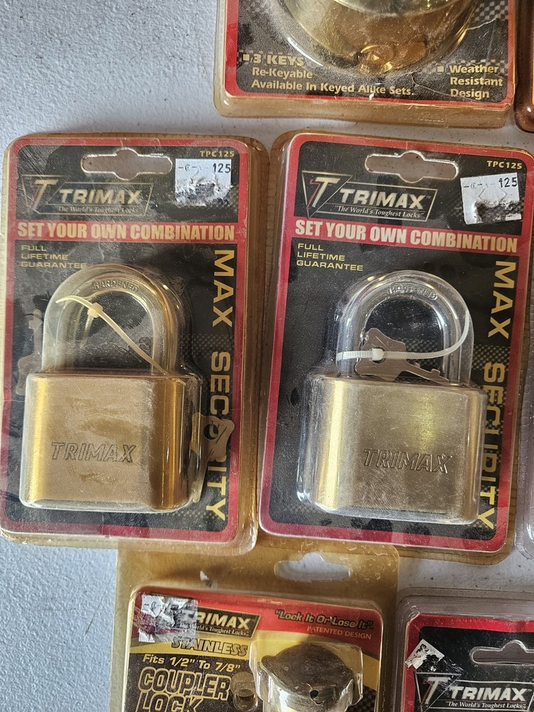 Padlock Assortment Trailer And Hitch Locks