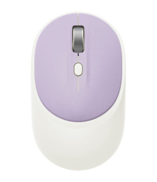 ABKO  MELLO Multi-Pairing Noiseless Wireless Bluetooth Mouse (Lilac)