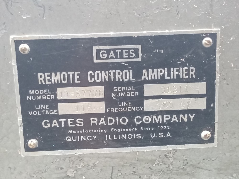 Gates MO-3777B portable mic pre mixer.