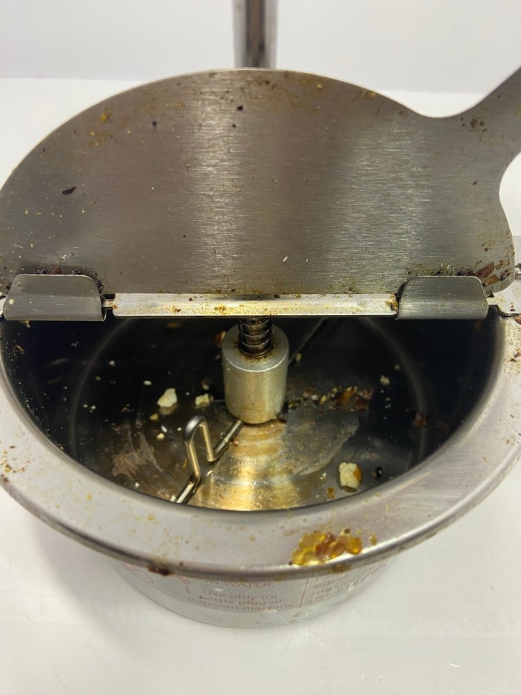 🍉 2.5 Oz Replacement KETTLE FOR Nostalgia KPM508 Popcorn Maker WORKS EUC
