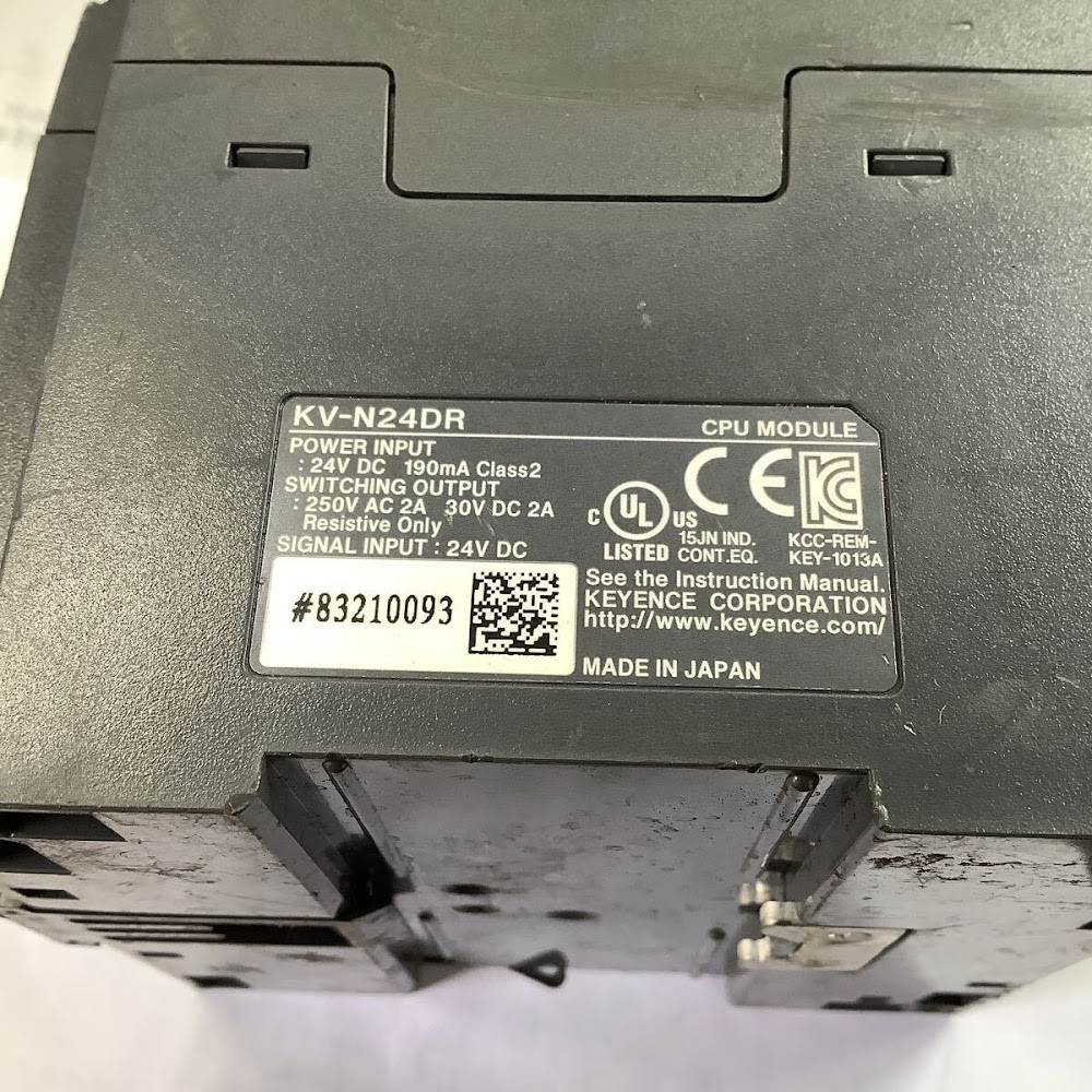 KEYENCE KV-N24DR PLC Main Unit Controller Power On Tested USED