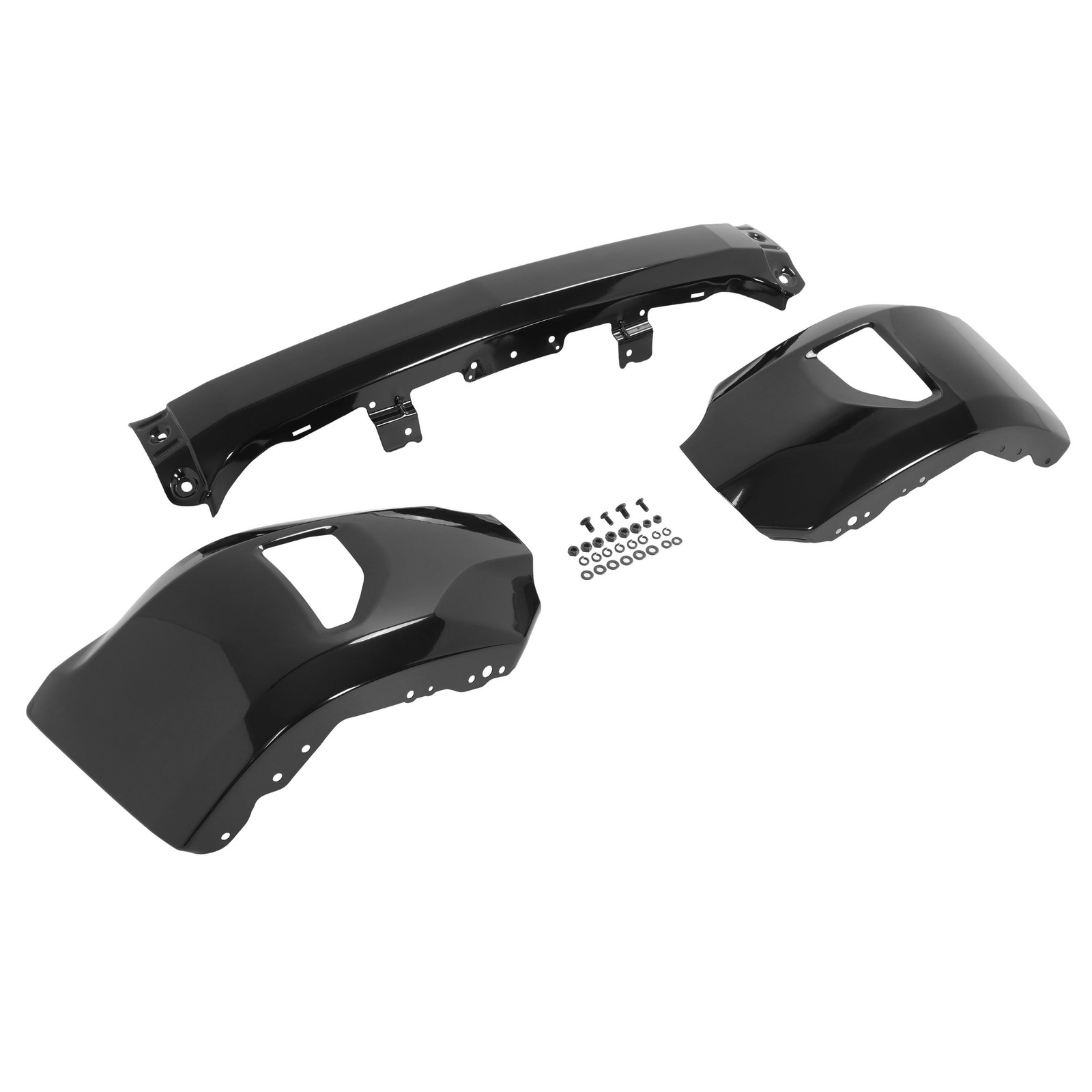 Front Bumper Cover Face Bar For Chevrolet Silverado 1500/1500 LD 2016-19 W/Holes