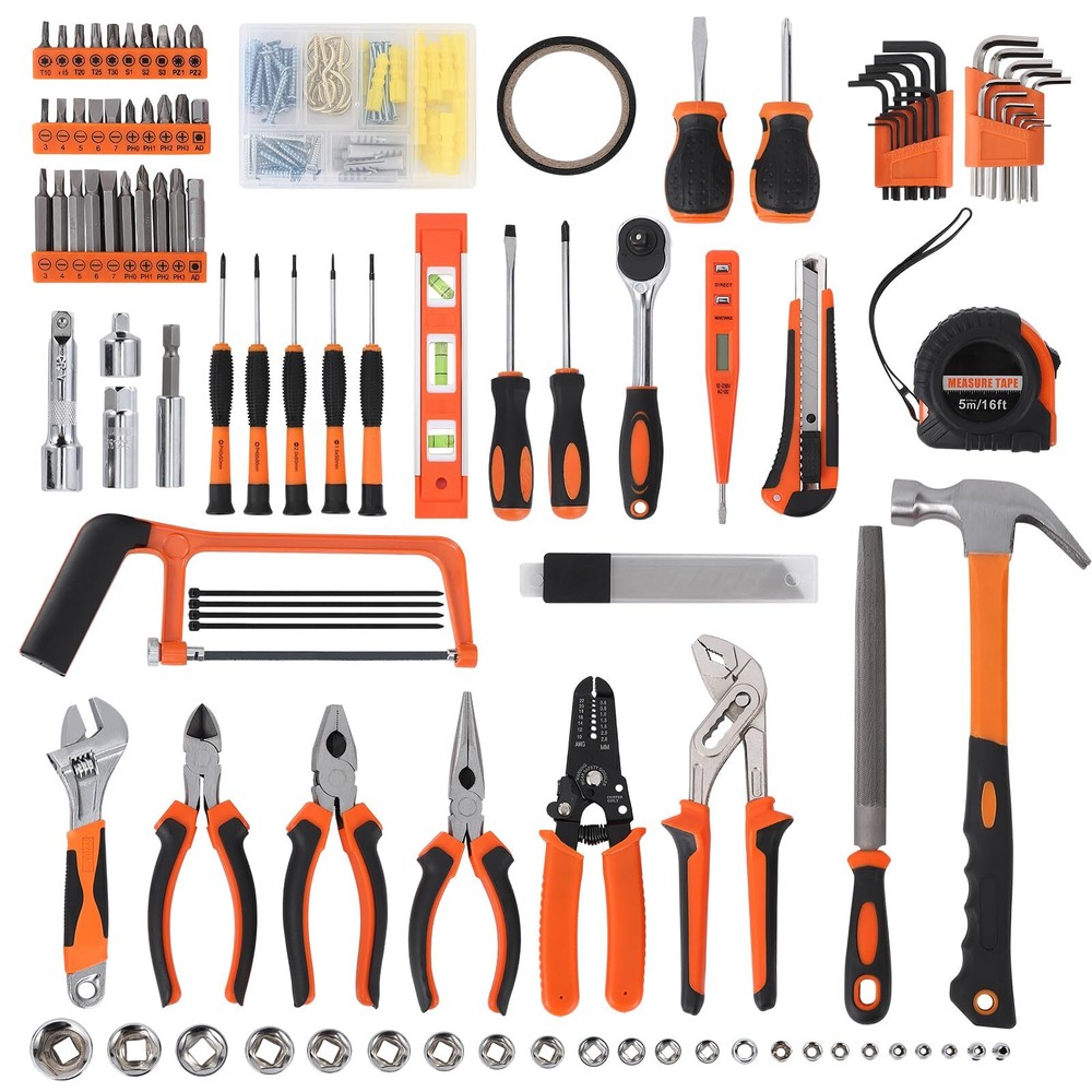 🔥236 Piece Tool Set Auto Repair Tool Combination Package Socket Wrench Mixed To